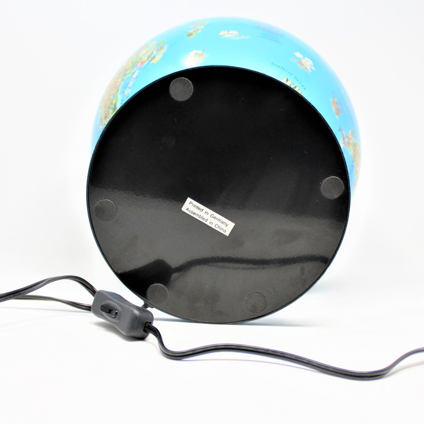 World Globe, Illuminated Graphics Desktop Globe, Explorer Illustrations, Vintage, SOLD