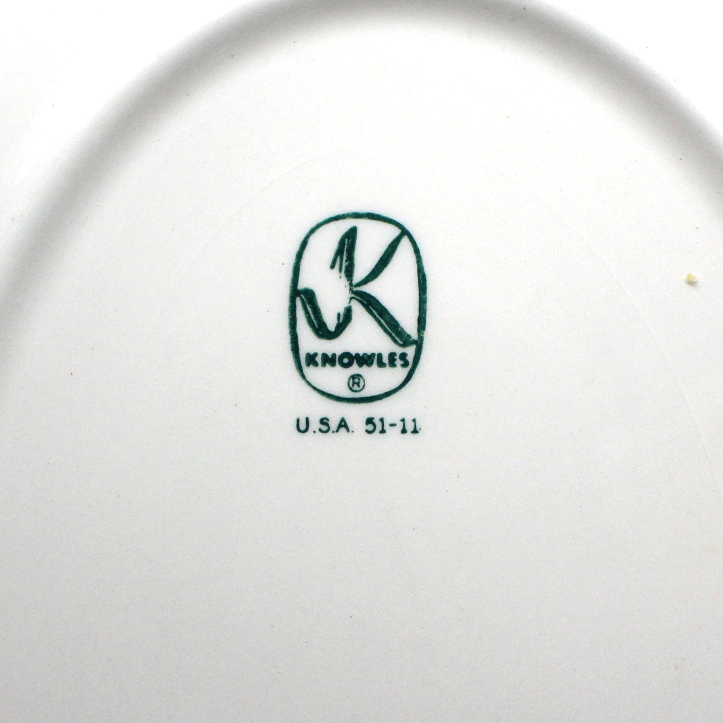Serving Platter, Edwin M. Knowles, Normandy Pattern, Hand Painted Ceramic, Vintage