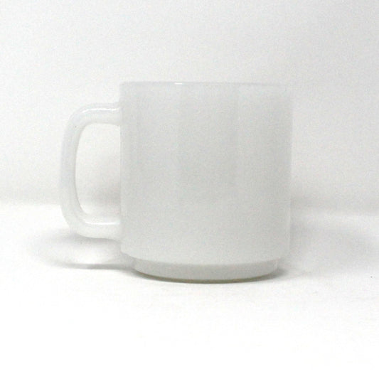 Mug, McKee, Glasbake Cherries / Cherry, Milk Glass, Vintage