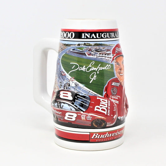 Beer Stein, Budweiser, Nascar Dale Earnhardt Jr 2000 Inaugural Season Collectible
