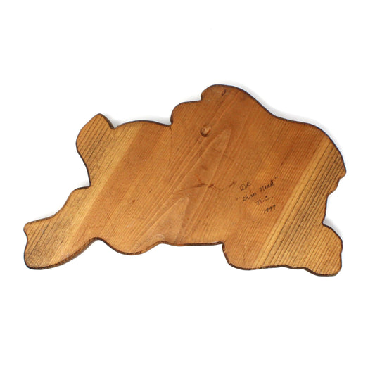 Bunny Rabbit, Wooden Patriotic, Hand Made, Hand Painted, Red White and Blue Rabbit, Wall Decor