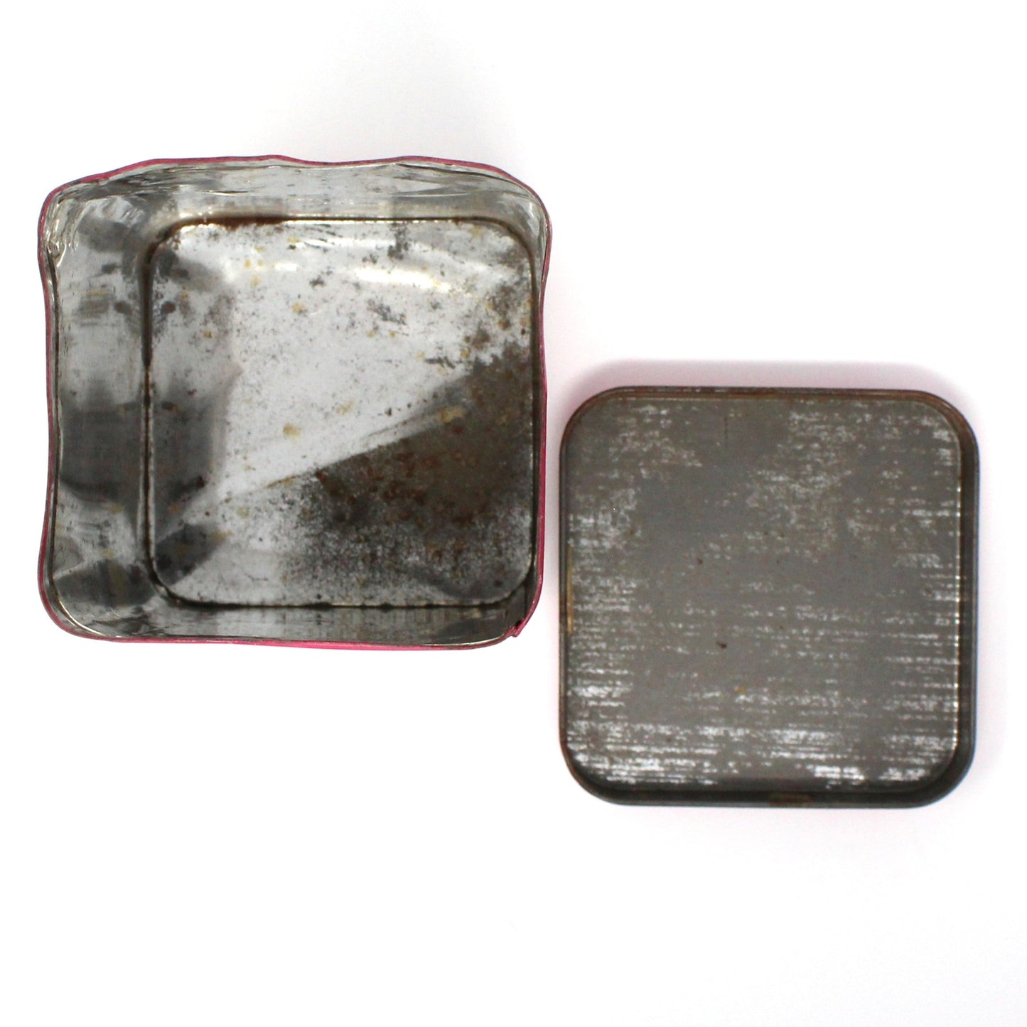 Tin, Gift Tin / Storage Box, Barton's Bonbonniere, Ladies & Gentlemen Dancing, Pink & White, Empty, Vintage
