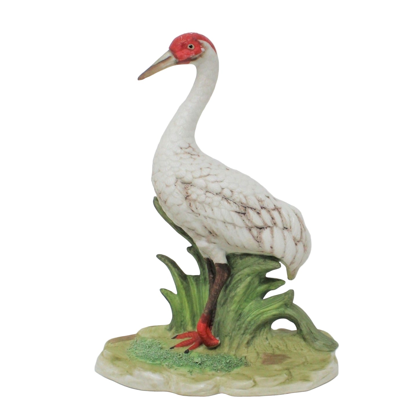 Figurine, Royal Crown / Arnart, Red Crowned Cranes, Artist Signed Jonathon Byron, Set of 2, Vintage