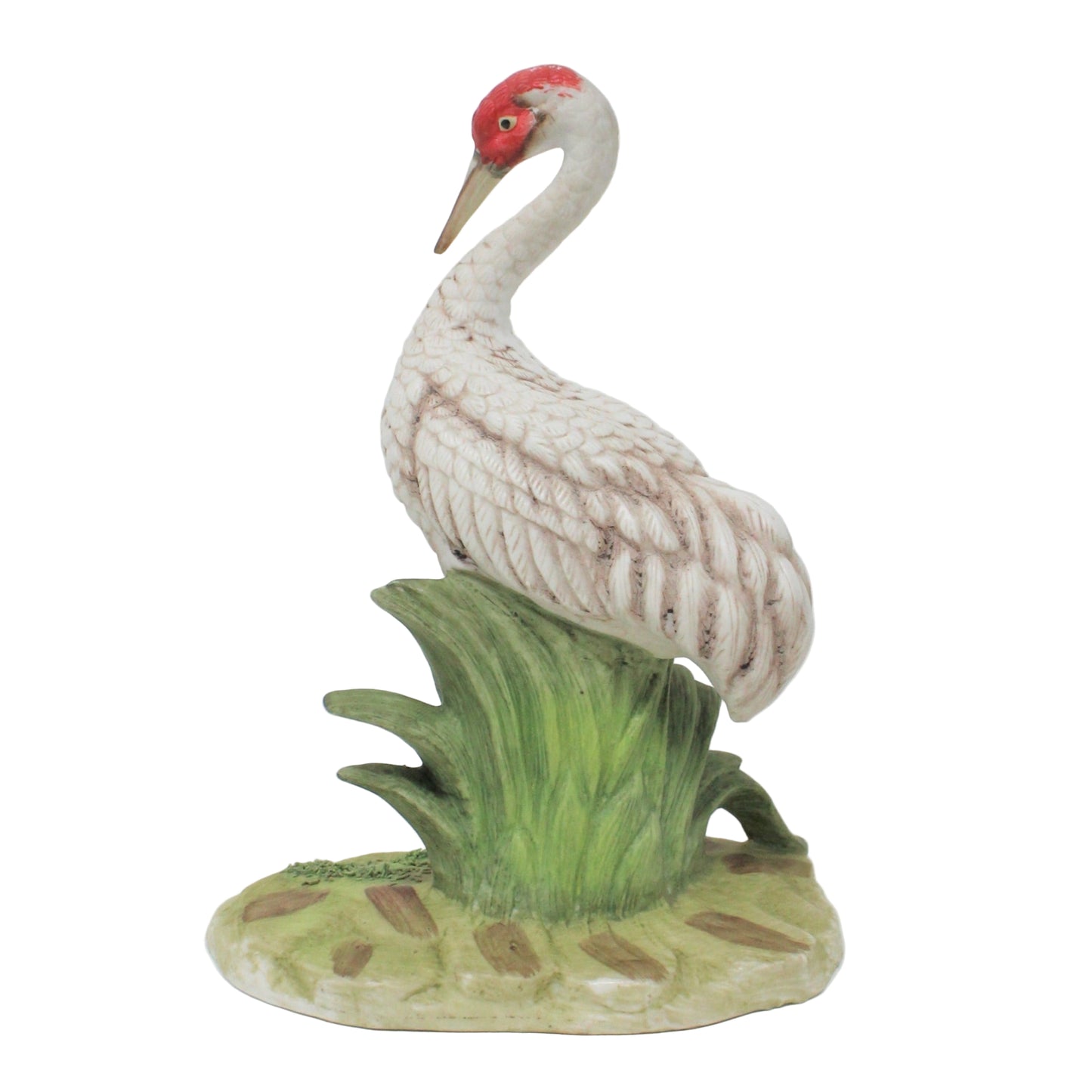 Figurine, Royal Crown / Arnart, Red Crowned Cranes, Artist Signed Jonathon Byron, Set of 2, Vintage