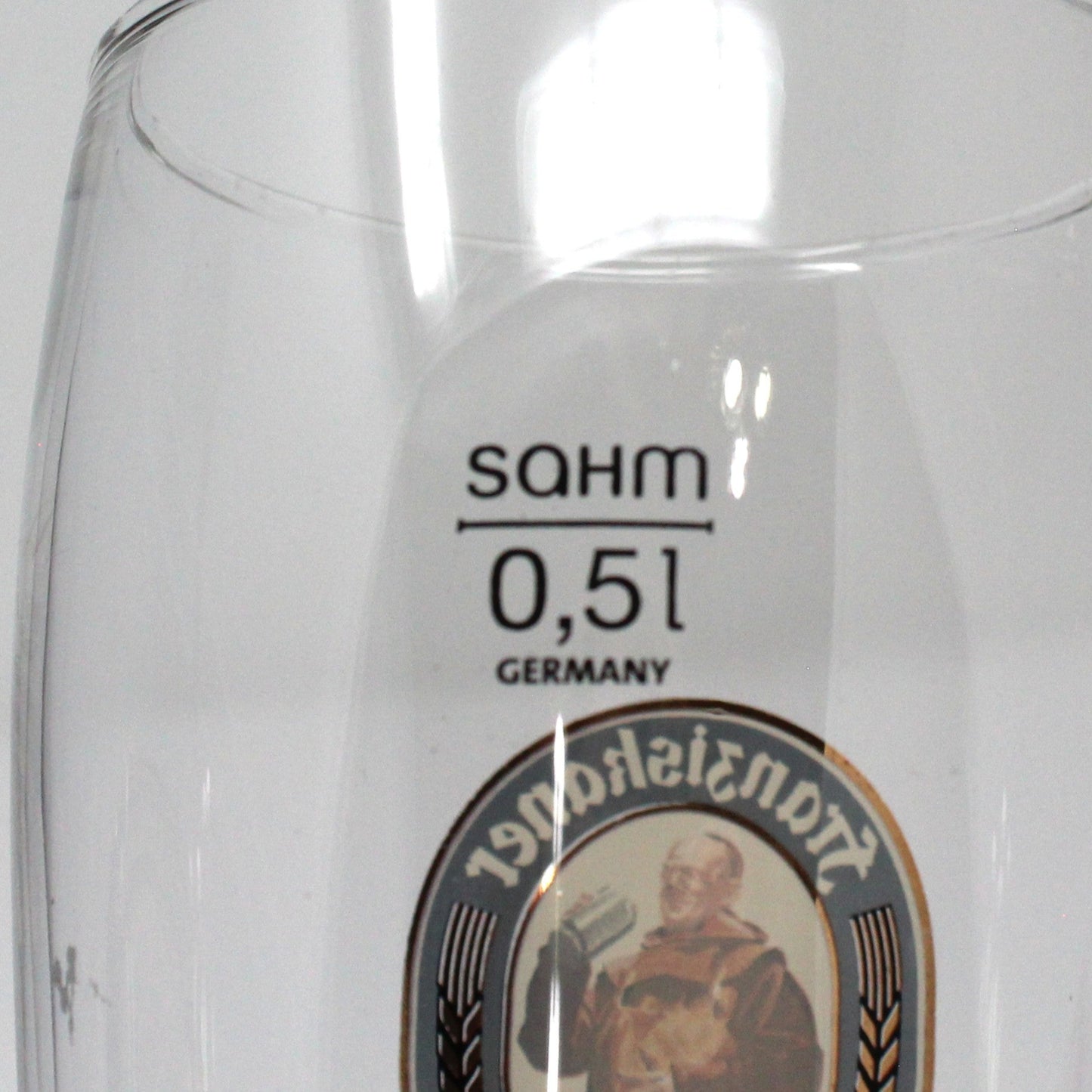 Beer / Pilsner Glass, Franziskaner Weissbier, Wheat Beer Glass SQHM, 0,5L, Breweria