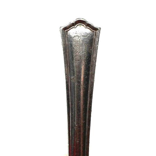 monogramed antique flatware