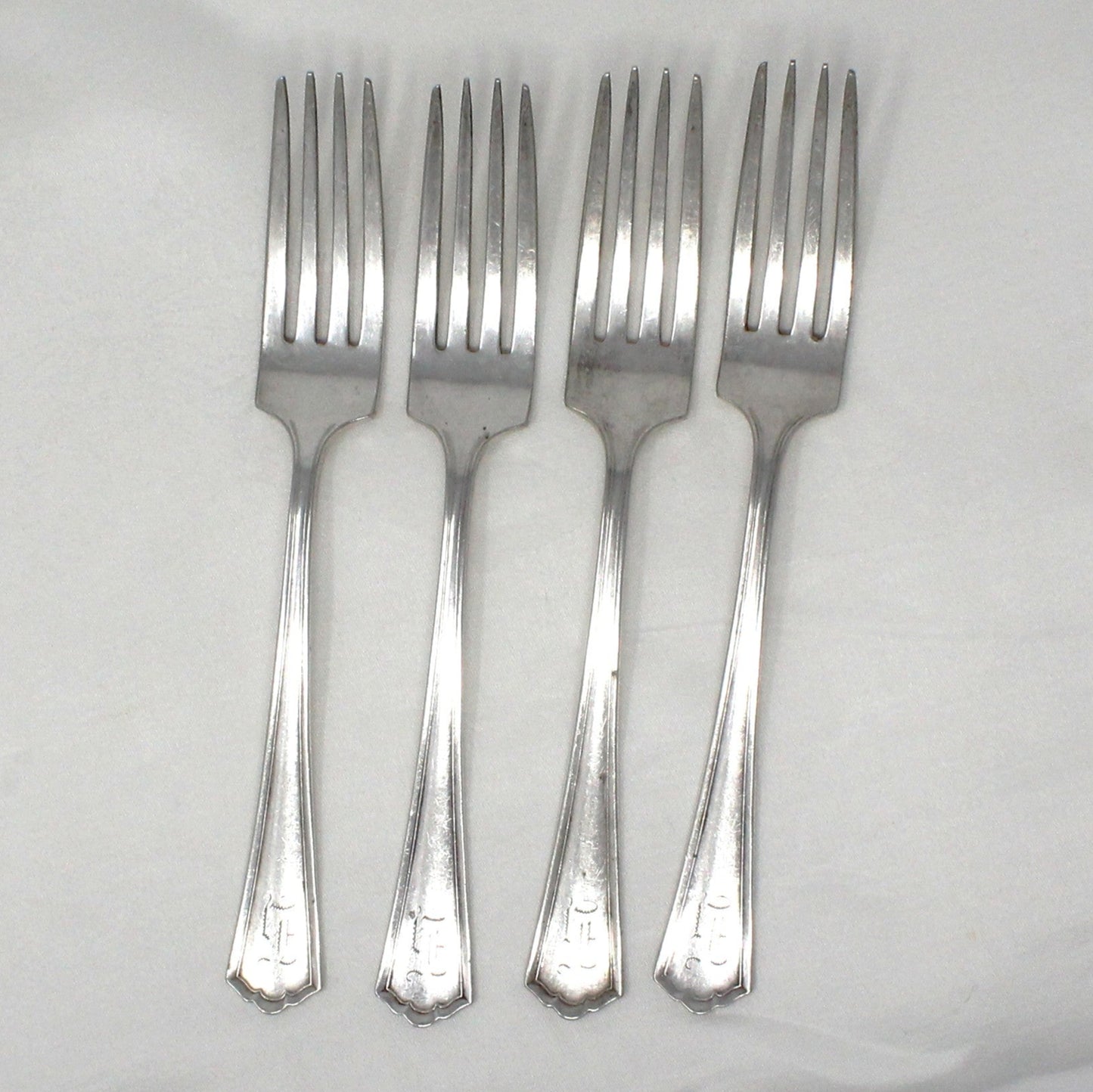 antique forks, set of 4