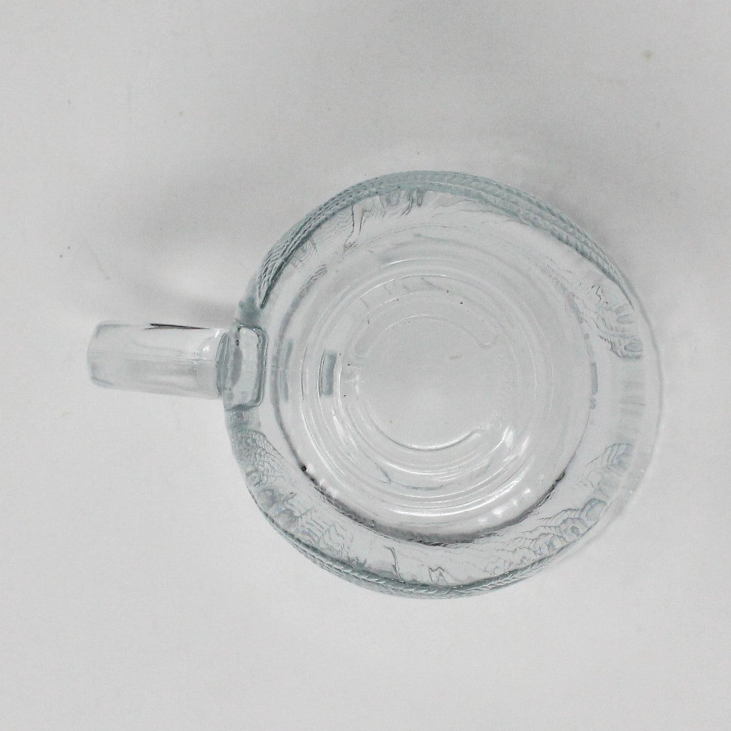 Mugs, Arcoroc, Canterbury / Crocus, Floral, Glass, Set of 6 Vintage