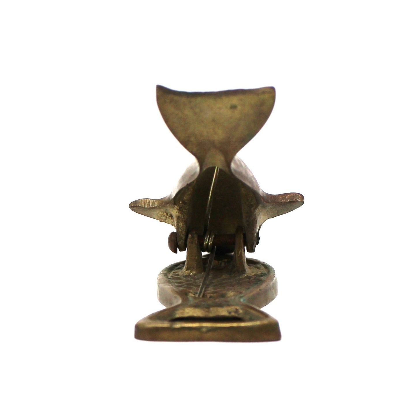 Bottle Opener, Brass Dolphin Bottle Opener / Clip / Memo Holder, Vintage
