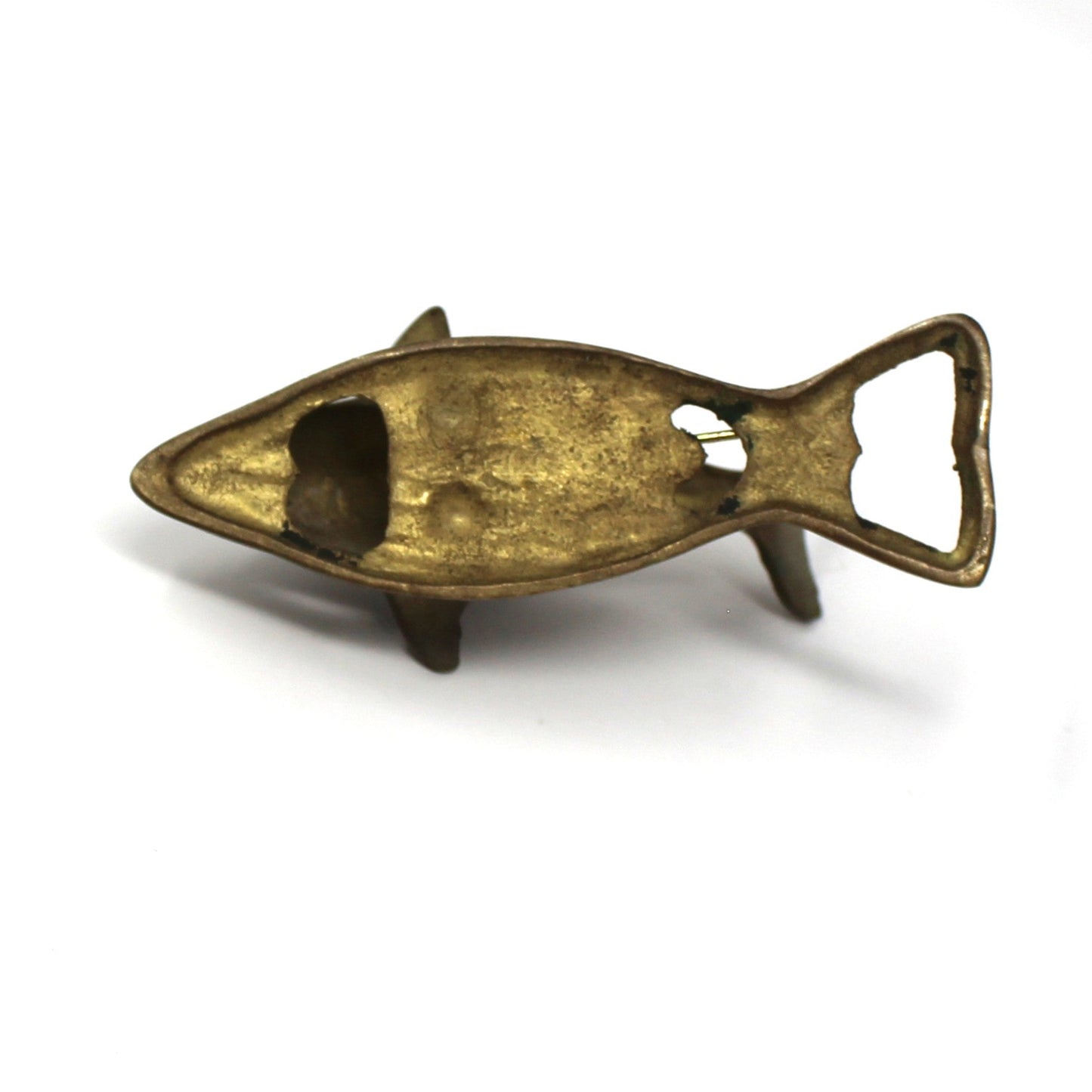 Bottle Opener, Brass Dolphin Bottle Opener / Clip / Memo Holder, Vintage