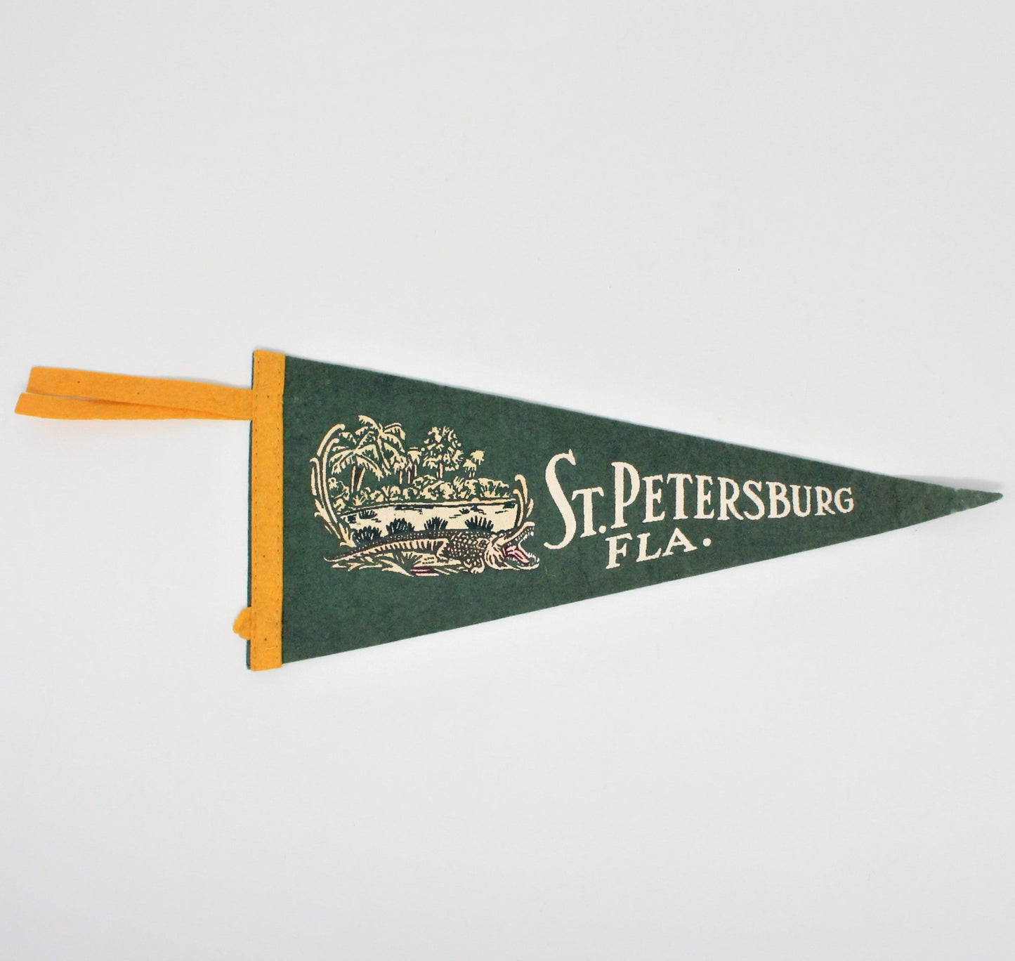 Pennant, St Petersburg Florida Souvenir Collectible, Vintage 12", SOLD