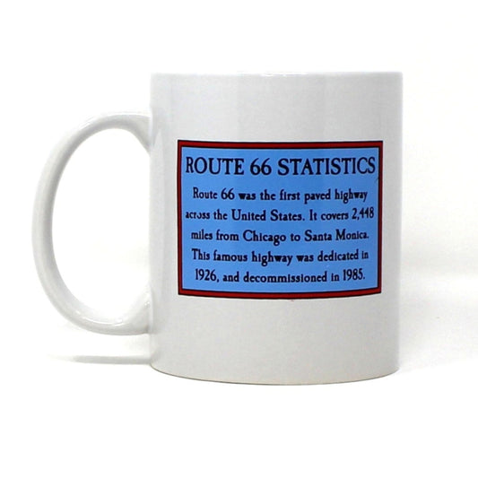 Mug, Route 66 The Mother Road, Coffee Mug, Ceramic, Vintage
