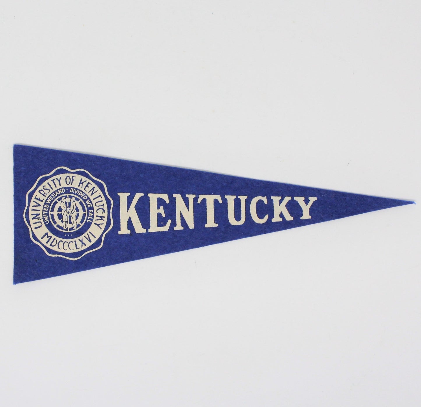 Pennant, School Pennant, University of Kentucky Collectible, Vintage 10", SOLD