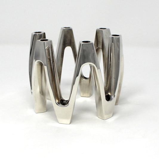 Candle Holder, Dansk, Danish Modern, 12 Candles, MCM, Silverplate, Vintage