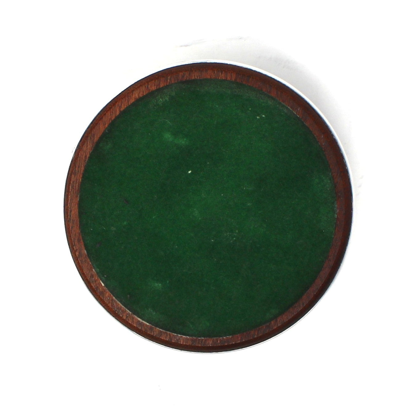 Bottle Coaster, Gainsborough, Silverplate & Wood, England, Vintage