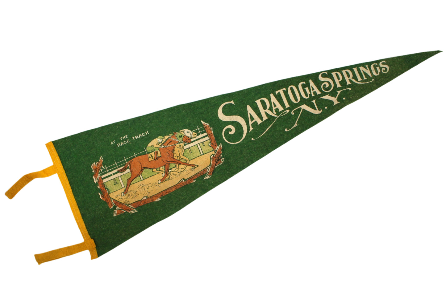 Horse Racing Track pennant