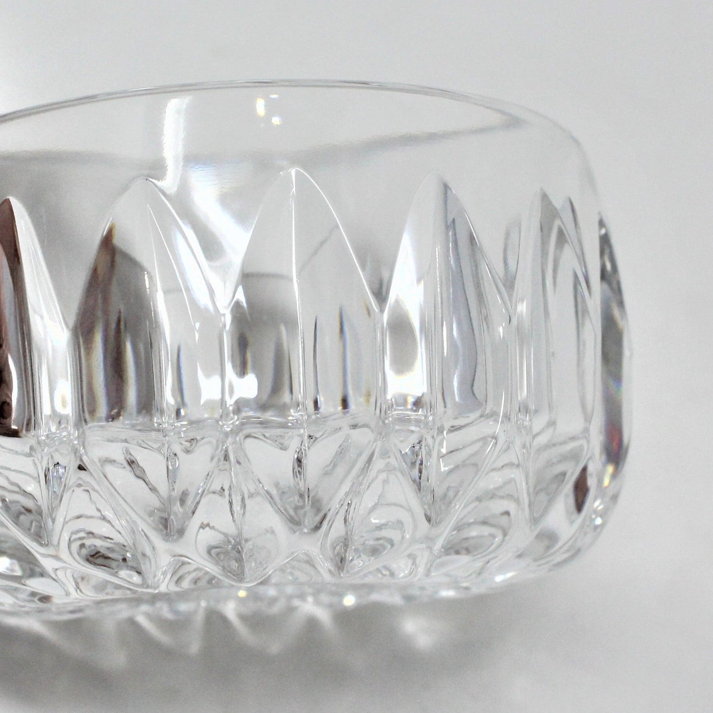 Sugar Bowl with Lid, Gorham Crystal, Althea Cut, Vintage