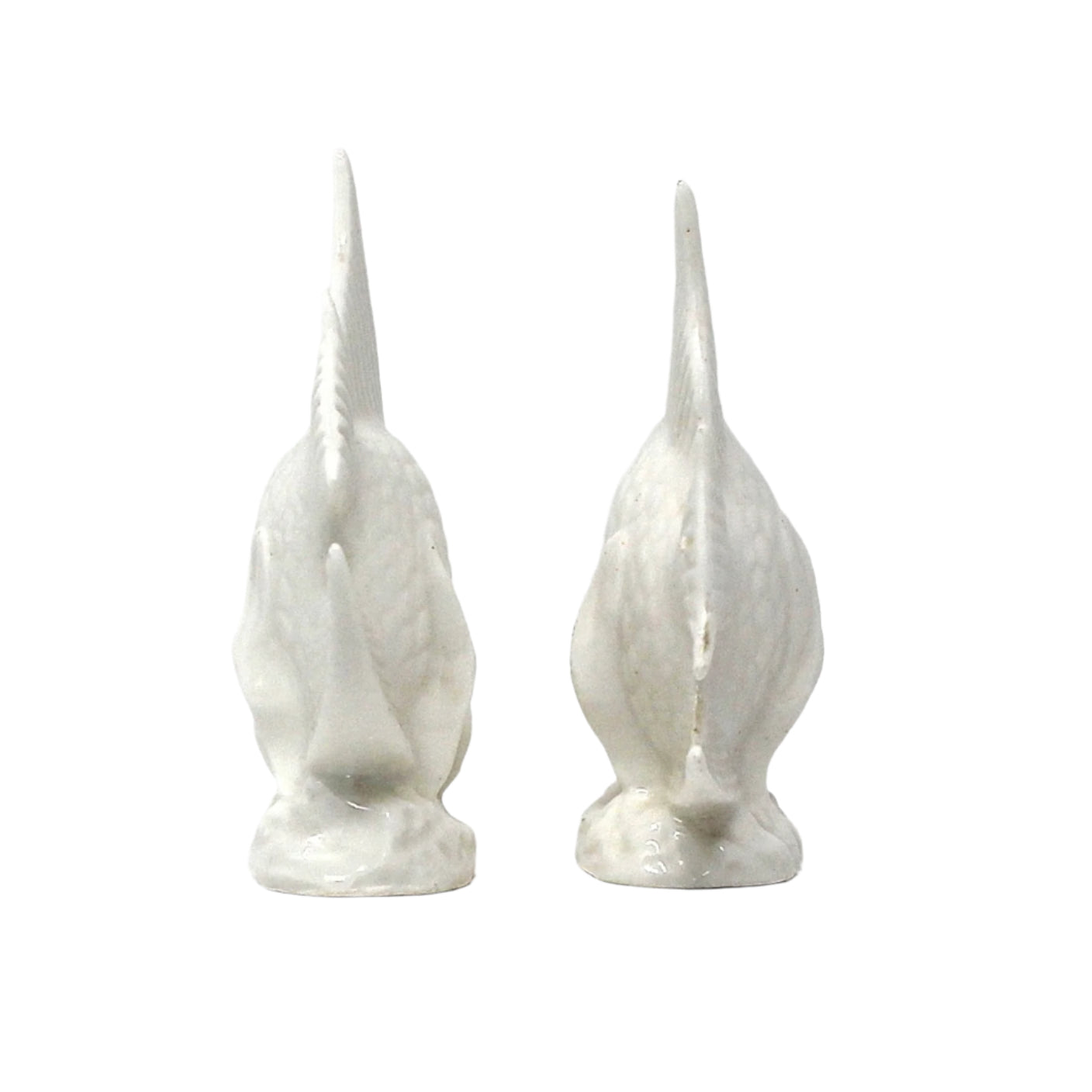 Salt and Pepper Shakers, Angel Fish Shaped Bone China, Elegant Coastal Tableware, Maritime Living, Vintage