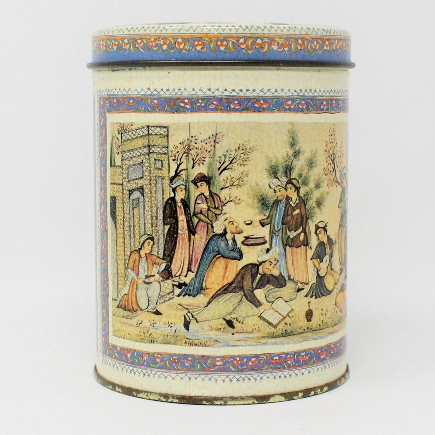 Tins, Gift Tin / Cookie Tin, Ben Rickert Collectible, Persian Art Reproduction, Vintage