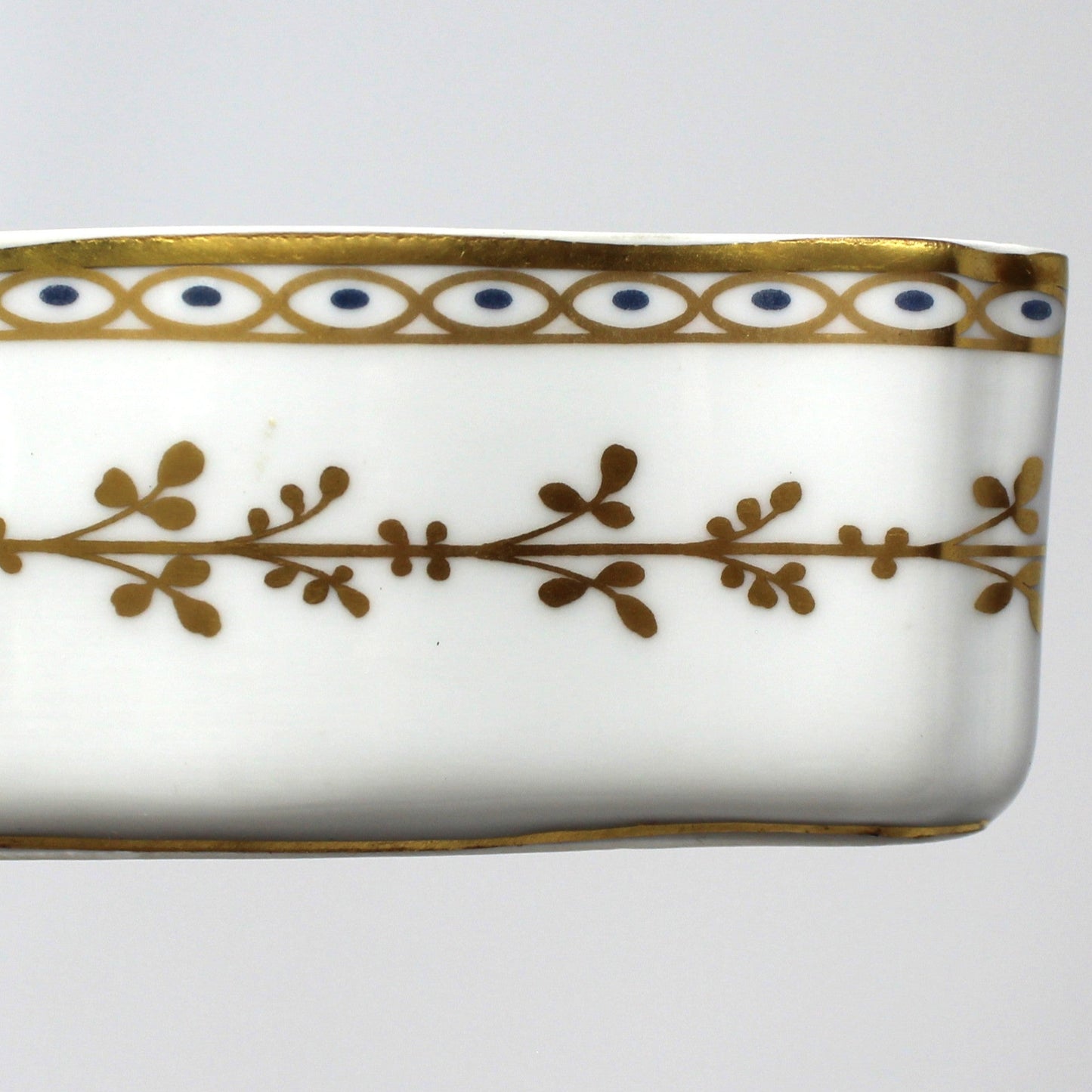 Trinket Box, Richard Ginori, Fiesole Pattern, Italian Scene, Covered Box, Porcelain, Vintage Italy