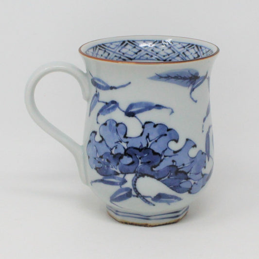 Mug, Fitz & Floyd, Yamadori Pattern, Blue Bird on Branch, Sometsuke Japan, Vintage, SOLD