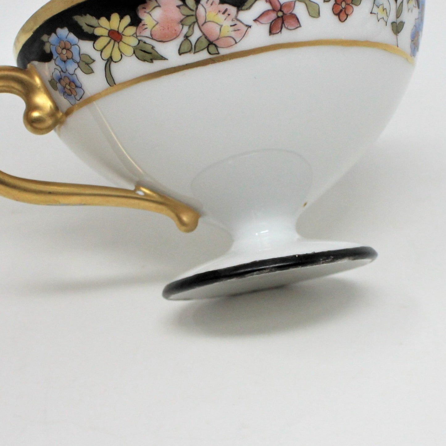 Teacup, EPIAG, Hand Painted Florals, Czechoslovakia, Antique
