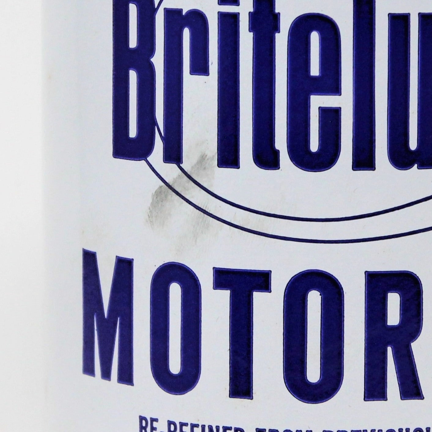 Coin Bank, Motor Oil Britelube, Tin Quart Can, Vintage