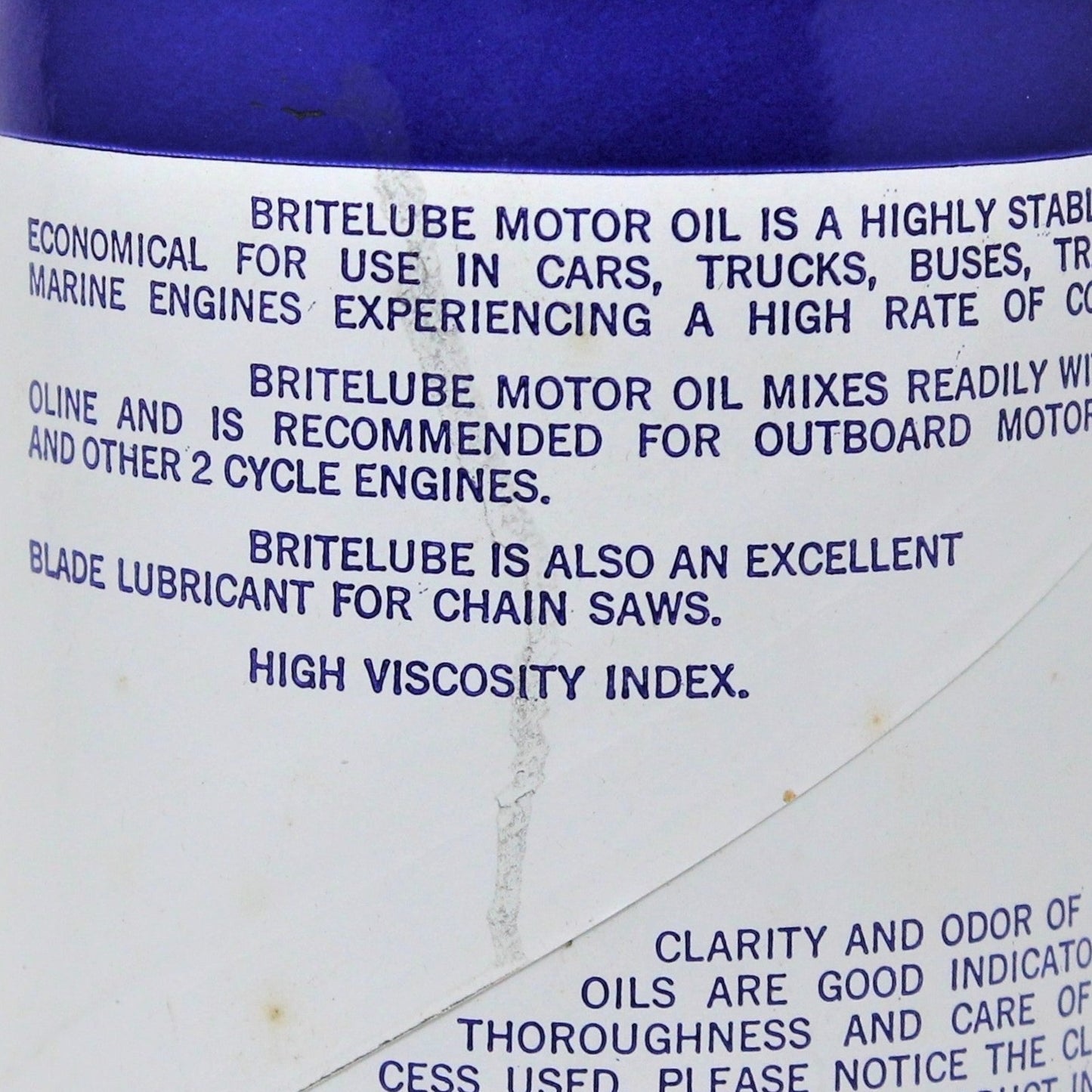 Coin Bank, Motor Oil Britelube, Tin Quart Can, Vintage