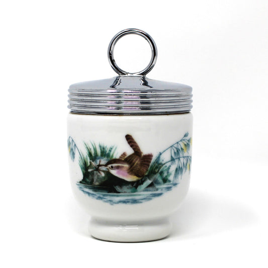 Egg Coddlers / Egg Cups, Royal Worcester, Birds, English Bone China, Vintage