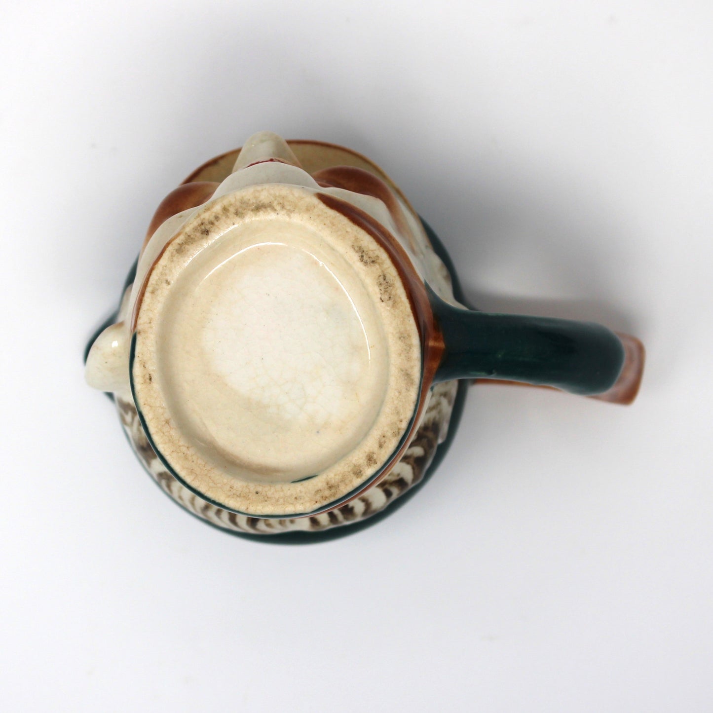 Pitchers / Jugs, Toby Jugs, Hand Painted Character Old Man Face with Hat, Japan, Vintage