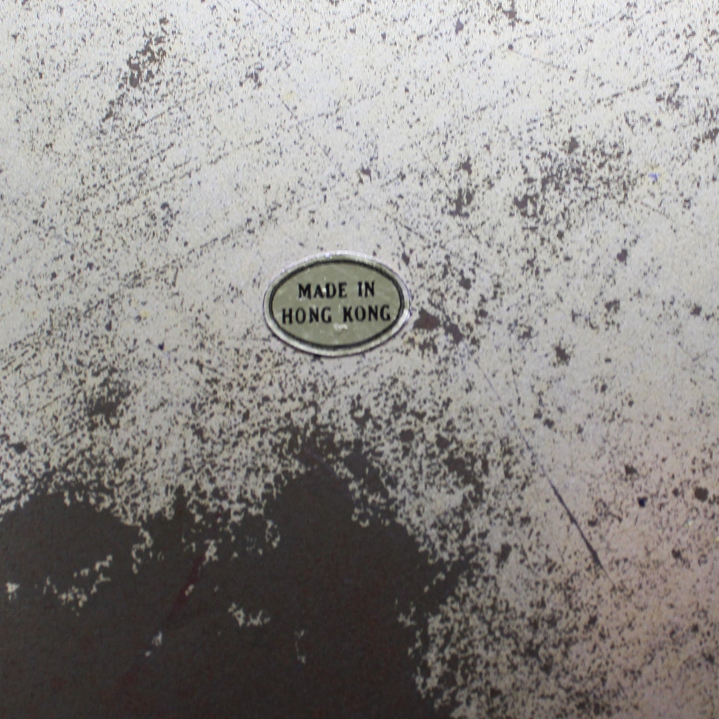 Tray, Metal Tray, Florida Map Souvenir, State Flower Orange Blossom, Round, Vintage