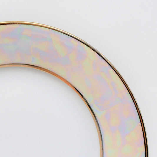 Breakfast Set, M Z Czechoslovakia, Iridescent, 6 Pieces, Vintage