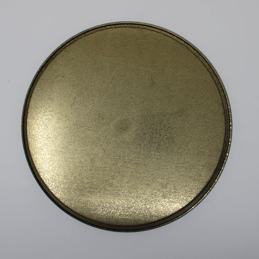 Tray, Metal Tray, Kentucky Map Souvenir, State Flower Goldenrod, Round, Vintage