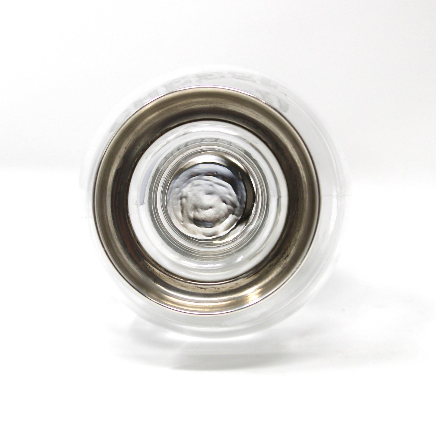 Shaker, Frank Whiting, Grated Cheese Shaker / Dispenser, Etched Glass & Sterling Silver Holloware, Antique