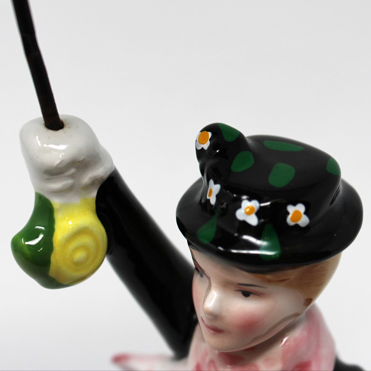 Figurine, Disney, Mary Poppins with Umbrella, Collectible Porcelain Disneyana, Vintage