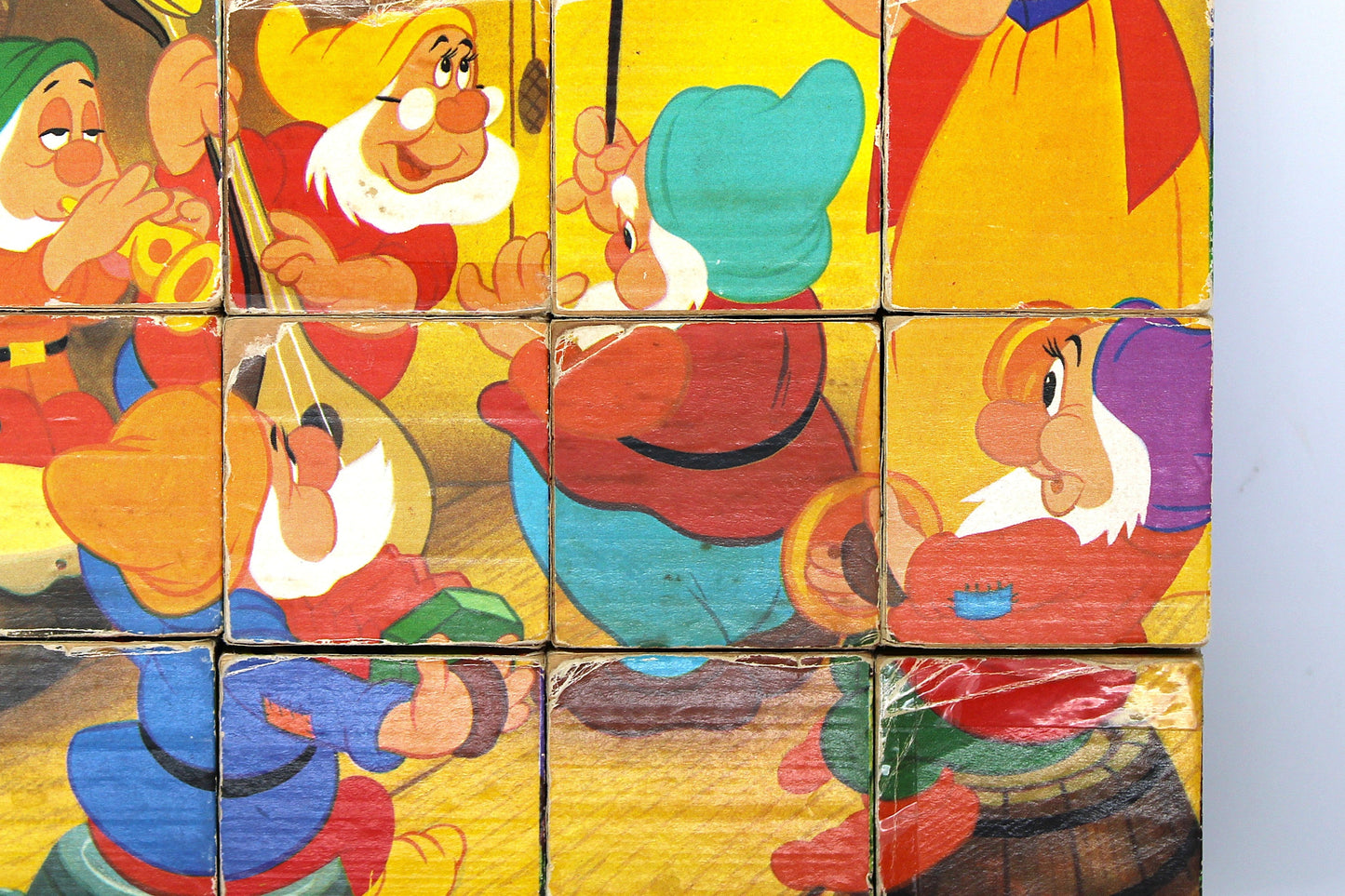Wooden Blocks, Children's Disney Learning Blocks, Snow White, Cinderella, Bambi, Peter Pan, Jungle Book, Winnie the Pooh, Vintage, SOLD