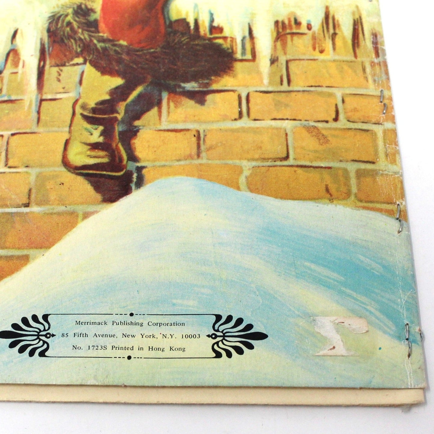 Children's Book, Merrimack Publishing, All About Santa Claus, Softcover Die Cut, Vintage