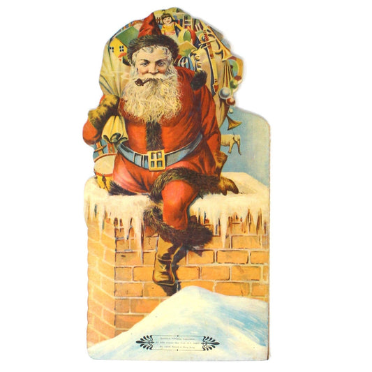 Children's Book, Merrimack Publishing, All About Santa Claus, Softcover Die-Cut, Vintage