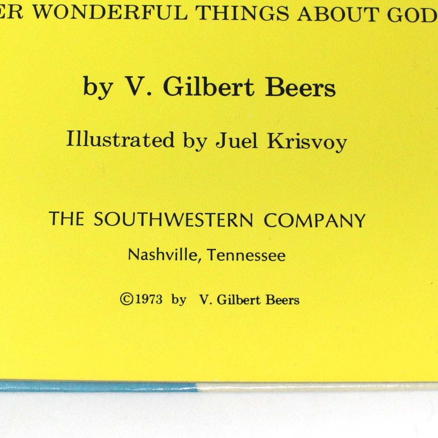 Children's Book, Wonder World Books, Cats and Bats and Things Like That, Gilbert Beers, Hardcover, Vintage 1973