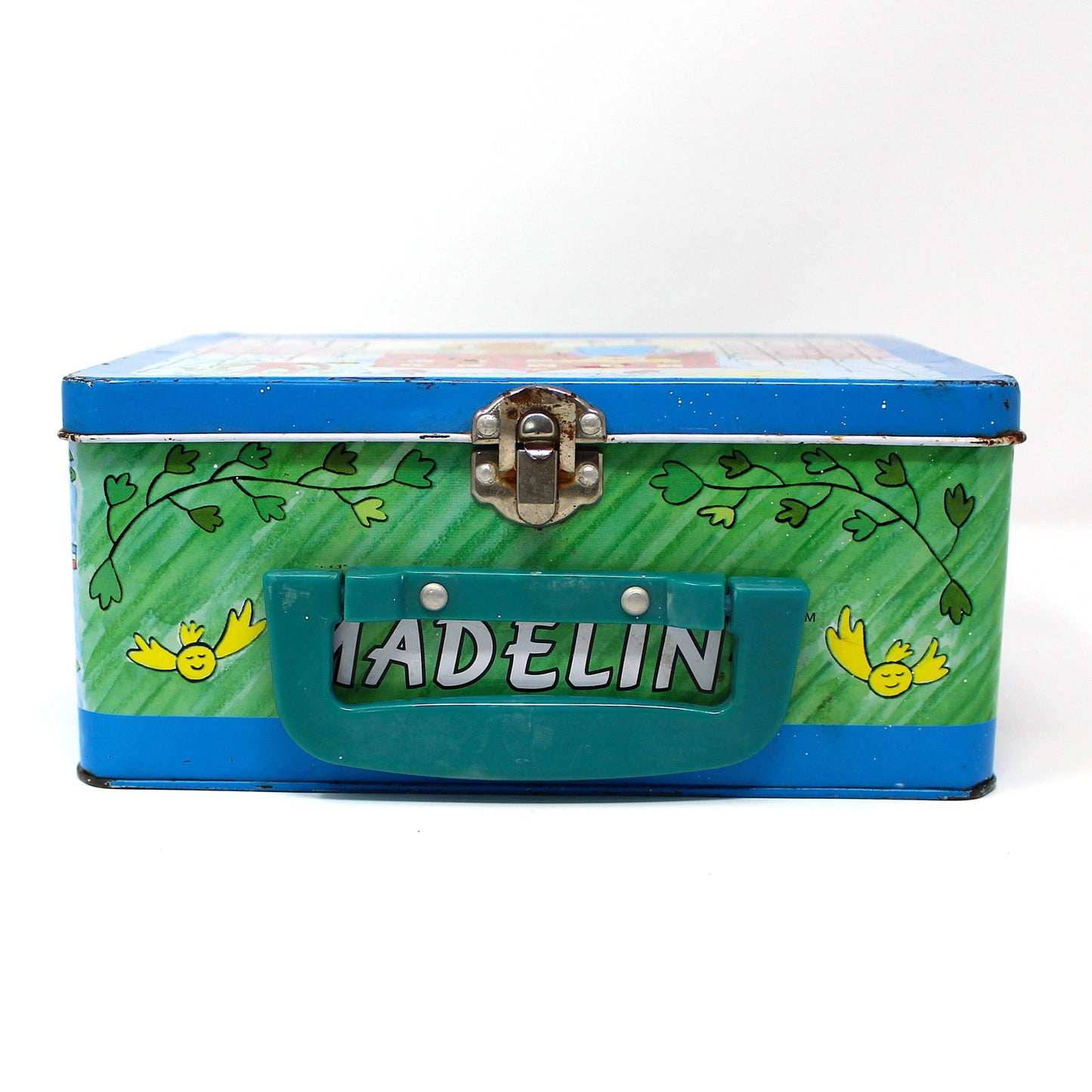 Box, Schylling, Metal School Lunch Box, Madeline in Paris Children's Cartoon, Bemelmans, Vintage