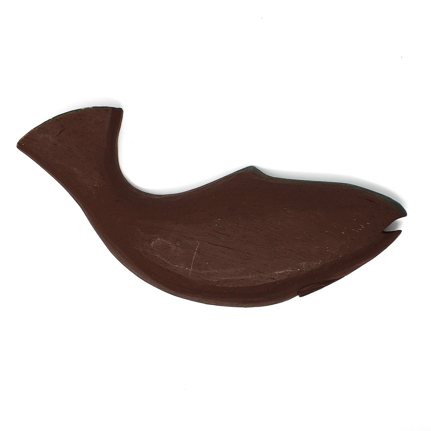 Wood Carving, Fish Bowl, Hand Carved Wooden Salmon, Vintage