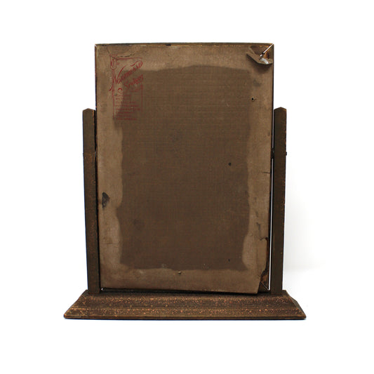 Photo Frame, Art Deco, Wooden Swing / Swivel Style Tabletop Frame, 1940's Nurse Photo, Vintage
