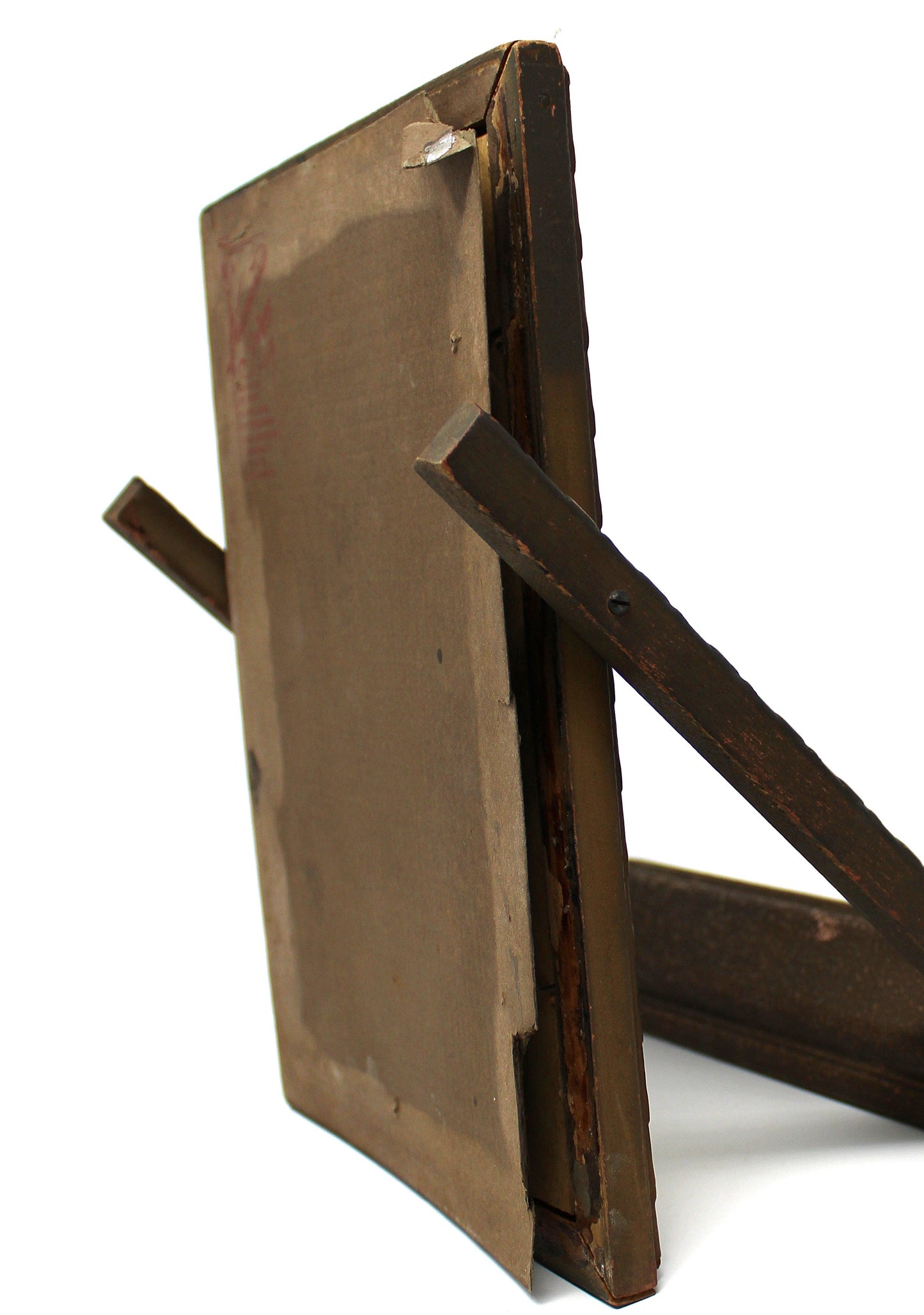 Photo Frame, Art Deco, Wooden Swing / Swivel Style Tabletop Frame, 1940's Nurse Photo, Vintage