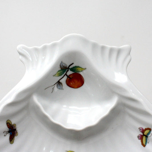 Bowl, Shrimp Serving Dish, Royal Worcester, Evesham, Shell Crudité, Vintage