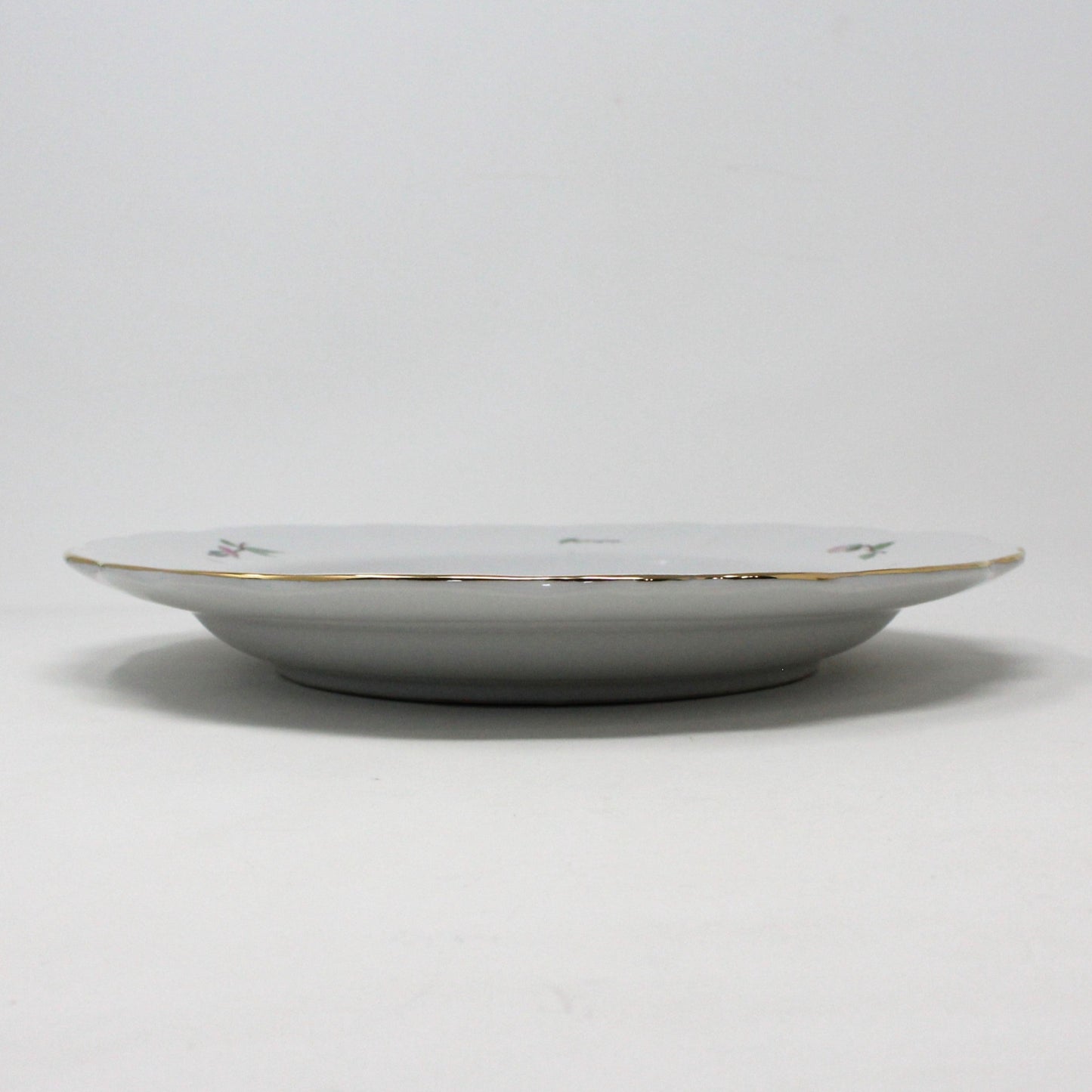 Decorative Plate, Hua Ping Tang Zhi, Chinoiserie Scene Man with Pipe, Hong Kong, Vintage