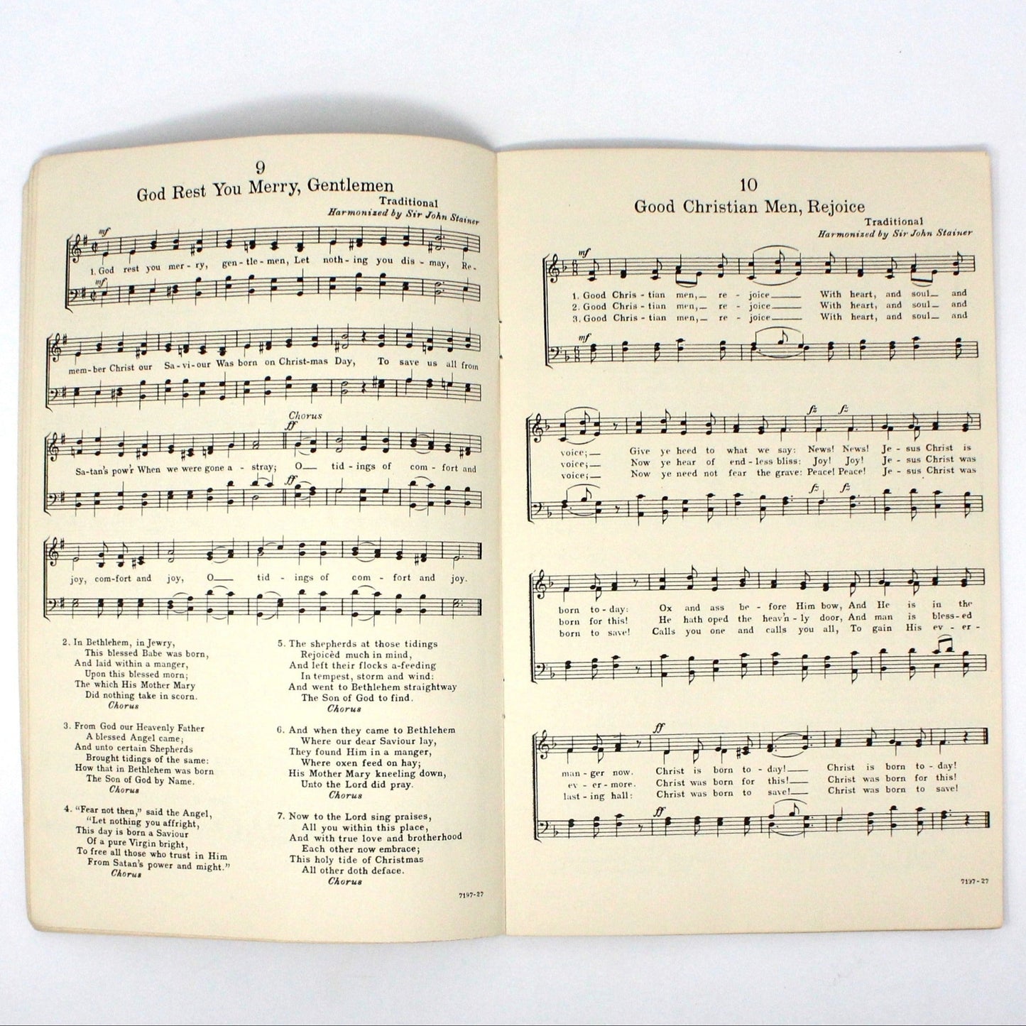 Songbook / Lead Sheet, The Wood Collection of Christmas Carols, Vintage