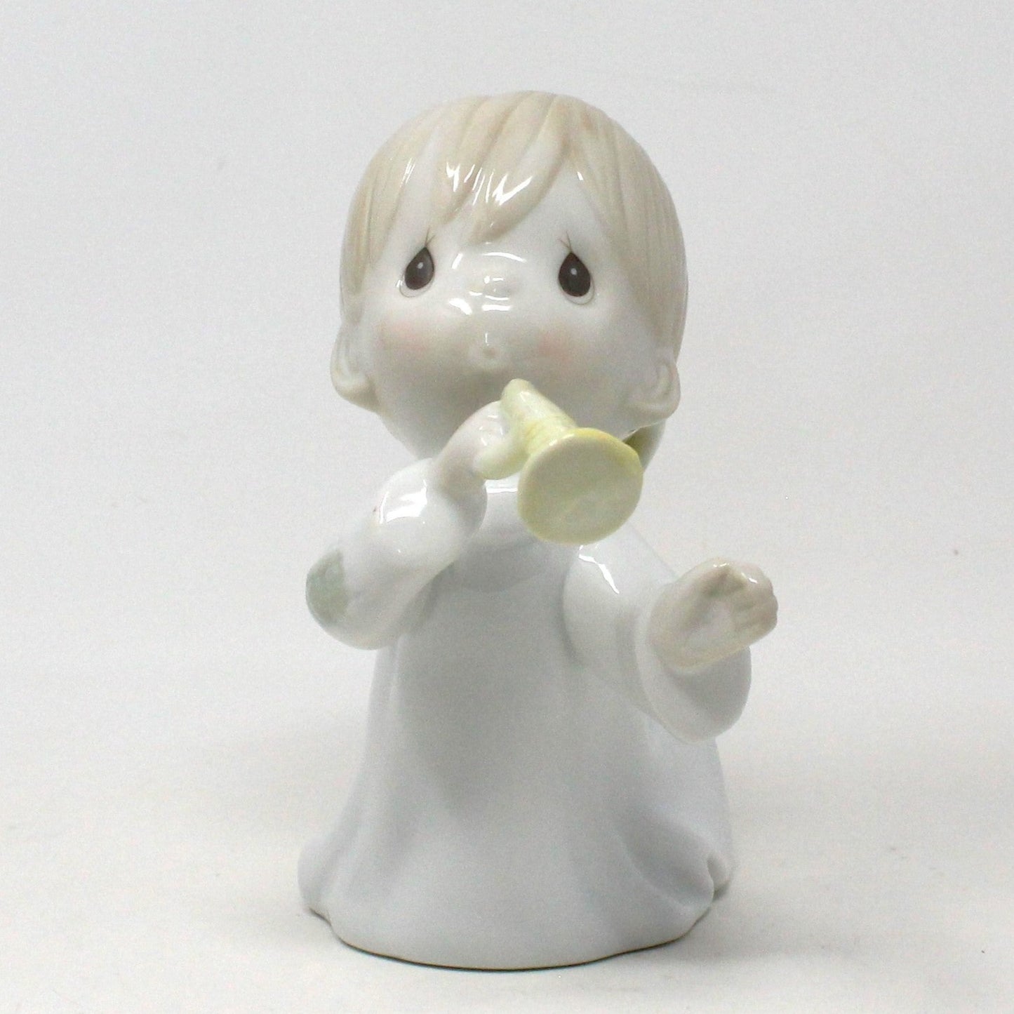Figurine, Enesco, Precious Moments, Angel with Trumpet, 6", Vintage 1991