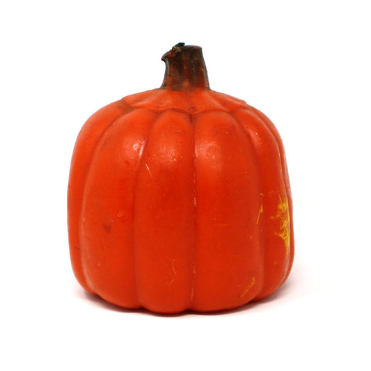 Candle, Gurley Novelty, Figural Halloween Pumpkin, Jack O Lantern, Vintage