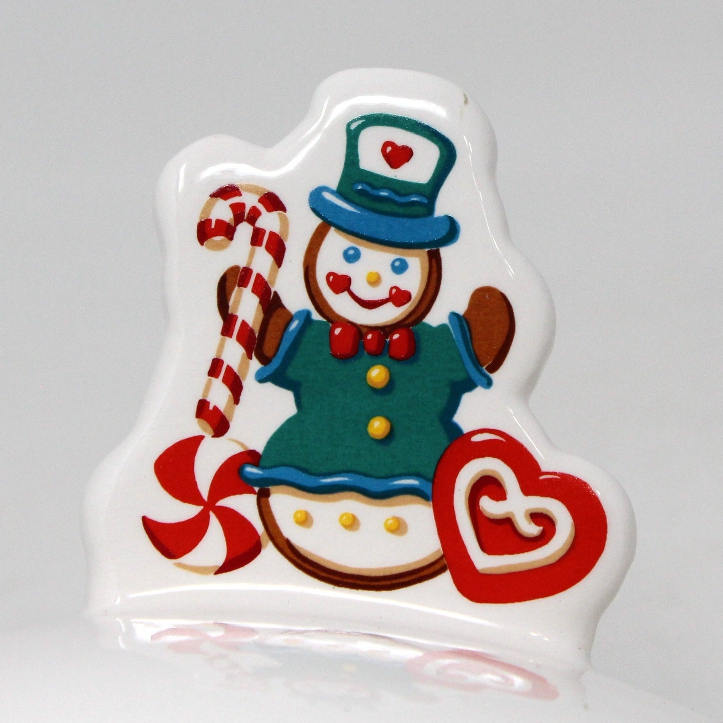 Cookie Jar, Teleflora, Gingerbread House Christmas Jar / Canister, Vintage