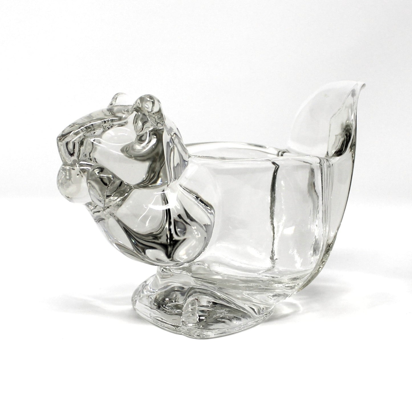 Candle Holder, Avon, Figural Glass Squirrel, Votive / Tealight Holder, Vintage